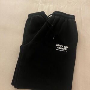 White Fox Boutique Black Sweatpants